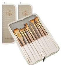 Art Secret 藝術家的秘密 2021水彩畫筆 12種+收納包組, 39.3mm, 3套