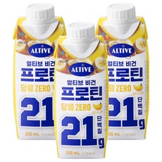 Altive 素食蛋白 香蕉口味, 3個, 250ml