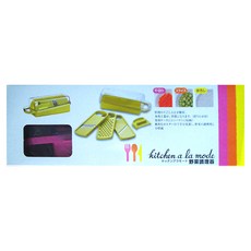 SHIMOMURA 下村 蔬果調理器套裝5件組, 粉紅色, 1組