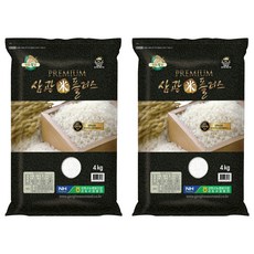 강화섬쌀 강화군 2025년산 햅쌀 삼광미플러스 백미, 특등급, 4kg, 2개