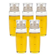 시노글라스 뉴라운드 오일병 베이지, 300ml, 5개