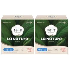 La NaTUre GOODFEEL超薄棉質衛生棉 蝶翼型, L(26cm), 10片, 2盒