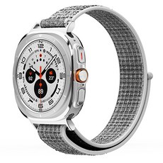 SINJIMORU Galaxy Watch 輕量運動錶帶, 白灰色