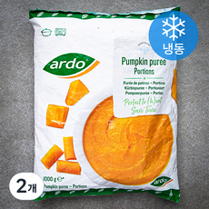 아르도 호박 퓨레 포션 (냉동), 1kg, 2개