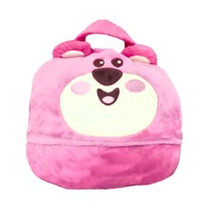 收納王妃 造型保暖毛毯, 熊抱哥 粉色