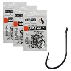 漁福 大容量環付Seiko魚鉤, 6入, 3個