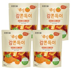 자연다움 츄잉 감쫀득이, 4개, 60g