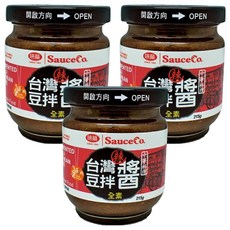 味榮 台灣辣豆拌醬, 味榮源釀醬油, 熟成半年赤味噌調味, 215g, 3罐