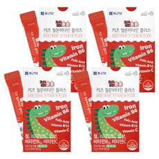 종근당 젤튼튼 키즈 철분 비타민 플러스 30p, 60g, 4개