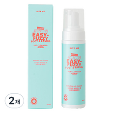 바잇미 반려동물 이지퍼지 워터리스 풋 & 페이셜 클렌저, 190ml, 2개