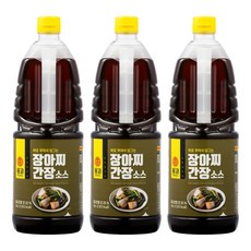 몽고식품 장아찌 간장소스, 1.8L, 3개