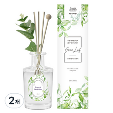 더허브샵 프리미엄 리프 디퓨저, 2개, 180ml, 프렌치라벤더