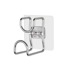 基礎款臉盆掛勾 y046 6個, 銀色, 1組