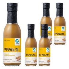 청정원 피넛월남쌈 소스, 240g, 5개