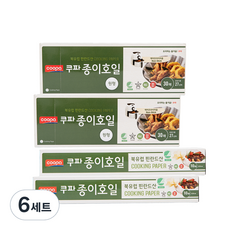 쿠파 종이호일 + 원형 30p, 6세트