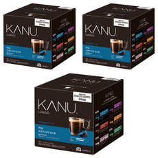 KANU 煙燻深焙咖啡膠囊, 7g, 16顆, 3盒