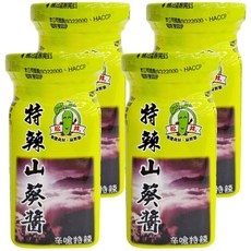 松井 特辣山葵醬 玻璃瓶裝 台灣製造, 100g, 4罐