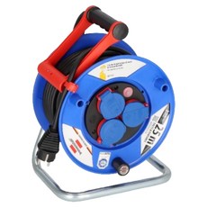 브레넨스툴 가렌트 프로페셔널 IP44 케이블릴 3구 1218350007, 블루, 1개, 25m