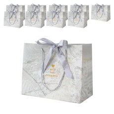 MAME 蝴蝶結購物袋, A 大理石, 10個