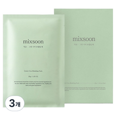mixsoon 綠色積雪草軟膜, 5入, 3個