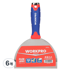 워크프로 스덴헤라 유연형 함마형 150mm WP321014, 6개