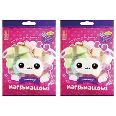 良澔 羊棉棉愛心棉花糖, 大塊一口咬下超過癮, 100g, 2袋