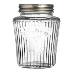 KILNER 復古風果醬罐 500ml - 無鉛玻璃密封罐，保鮮收納首選, 1個