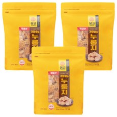 몽고식품 우리쌀 가마솥 누룽지, 500g, 3개