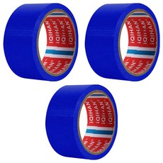 iQIHAN 다다 고점도 강력 면 테이프 50mm x 20m, 하늘색, 3개