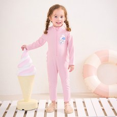 mollimelli 女童 Love Bunny 泳裝 + 遮陽帽套組