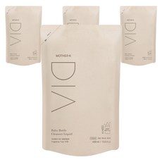 마더케이 유아용 디아 젖병세정제 리필형 무향, 400ml, 4개