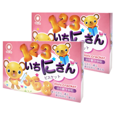 旺揚 迷你數字餅乾 邊玩邊數, 原味, 80g, 2盒