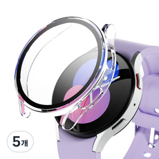 아이엠듀 스마트워치 강화유리 풀커버 케이스 하이브리드, 투명클리어, 5개
