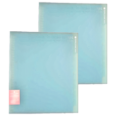 KyOKUTO A4 30孔半透明資料夾附索引袋, 粉藍色, 2個