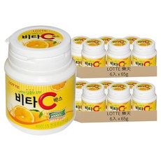 LOTTE 樂天 VC檸檬糖, 65g, 12入