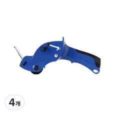 박스테이프 커터 60mm, 파랑, 4개