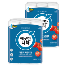 KleanNara 可綠納樂 日常天然紙漿廚房紙巾 130張, 200張, 24個