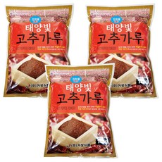 태양빛 고추가루 중국산 김치 깍두기용, 1kg, 3개