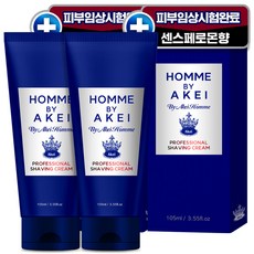AKei. 男士專業臉部刮鬍除毛霜, 2個, 105ml