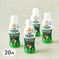 닥터캡슐 빙그레 요플레 프로텍트 요구루트 사과, 20개, 1개입, 130ml