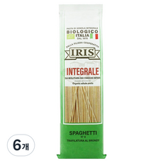 이리스 유기농 인터그랄레 스파게티, 500g, 6개