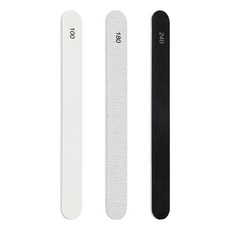 코멧 홈 네일케어 파일 3종 세트, 1세트, 혼합색상