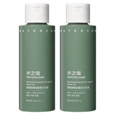 WATERCOME 水之蔻 菸醯胺精油香氛沐浴露 庭嶼白茶, 100ml, 2瓶