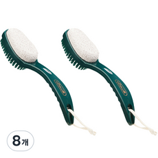 신신살롱 2in1 발각질 세척솔 그린, 1개입, 8개