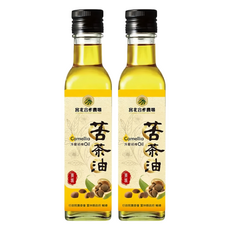 宮北合作農場 冷壓初榨苦茶油 250ml 台灣在地苦茶籽冷壓初榨 保留原始風味與營養 適用多種烹調方式, 2瓶
