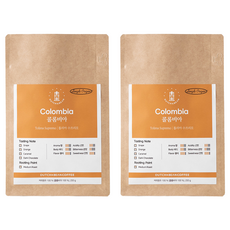 DUTCH&BEAN 哥倫比亞托利馬Supremo高級單品咖啡豆, 200g, 2包, 法式濾壓壺
