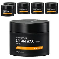 J'SOOP 男士Style J乳霜髮蠟, 120g, 6罐