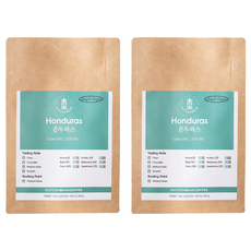 DUTCH&BEAN COFFEE 單品 宏都拉斯 科潘 SHG 中度烘焙咖啡豆, 200g, 2個, 咖啡機用