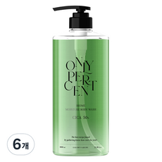 온리퍼센트 시카 50 바이옴 모이스처 바디워시, 1L, 6개