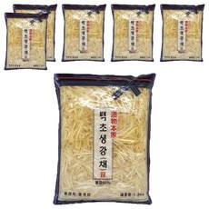 토호식품 백초생강 채, 1.3kg, 6개